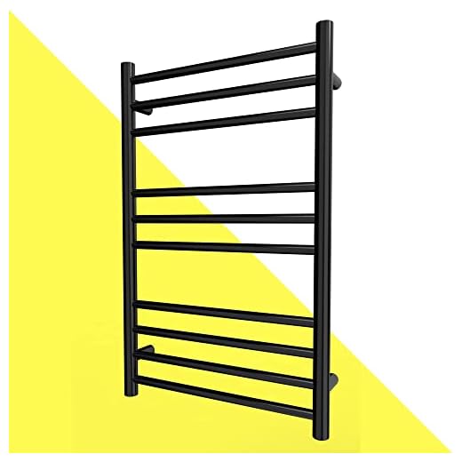 bbee.tech Toalheiro aquecido, aquecedor de toalhas com temporizador, aquecedor de toalhas quentes montado na parede para banheiro, modelos com fio ou plug-in