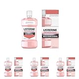 LISTERINE Professional Zahnfleischschutz+, antibakterielle Mundspülung, bietet in nur 1 Woche effektiven Zahnfleischschutz im Vergleich zu Zähneputzen allein, milde Mundspülung ohne Alkohol, 500 ml