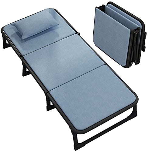 Naizea Folding Bed Rollaway Guest Bed Cot, Portable Fold Up Bed Sleeping Bed Cot, Foldable Bed Frame With Adjustable Positions For Bedroom & Office #TOP16