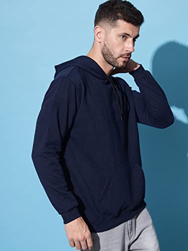 Image of Men's Cotton Blend Hooded Sweatshirt