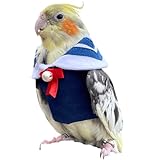 CXYYXF Bird Costume Bird Diaper Flight Sailor Suit Bird Summer Clothes Cosplay Photo Prop for Parrots Lovebird Parakeet Cockatiel Small Animals Apparel (XS)