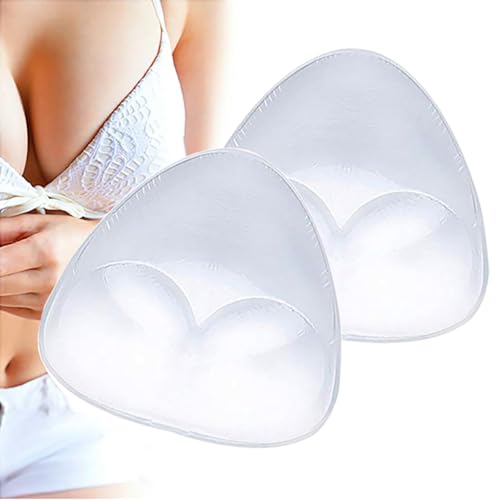 Image of Sticky Bra Inserts, Soft Lightweight Adhesive Bra Pads Push up Bikini Padding Reusable Washable Breast Enhancer