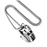 Banziaju Welder Helmet Necklace,Hiphop Necklace Welder Helmet Pendant Neck Chain Silver Jewelry For Men Women,Men's Necklaces,Necklace