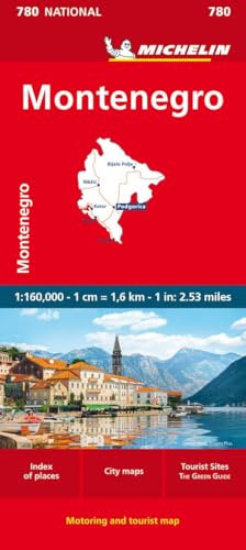 Mapa National Montenegro (11780): Straßen- und Tourismuskarte 1:160.000