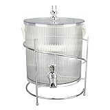 Dispensador de Bebidas de Fiesta Dispensador de Bebidas Transparentes con un Soporte Fácil de Usar para Bodas Detergente de Lavandería de Limonada para Uso Diario Material PE