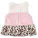 Mud Pie baby girls Layered Leopard Vest, Multicolor, Medium US