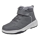 スノーブーツ メンズ レディース スノーシューズ 防寒 ブーツ 防寒靴 ウィンターブーツ 冬靴 冬用 靴 裏起毛 雪用 保暖 防水 滑り止め カジュアル ボア Caqnni スノーブーツ メンズ 防水 防寒 防滑 レディース スノーシューズ ブーツ 防寒靴 ウィンターブーツ 冬靴 冬用 靴 裏起毛 雪用 保暖 滑り止め カジュアル ボア おしゃれ 暖かい 撥水加工 超軽量 耐久性 雪道 男女兼用 ユニセックス（25.0 cm/暗灰色）
