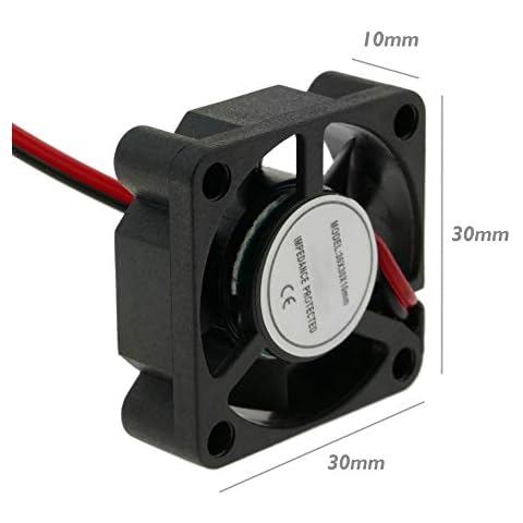 BeMatik - Ventilador de chasis 30x30x10 mm de 12 VDC (VL010) Cover