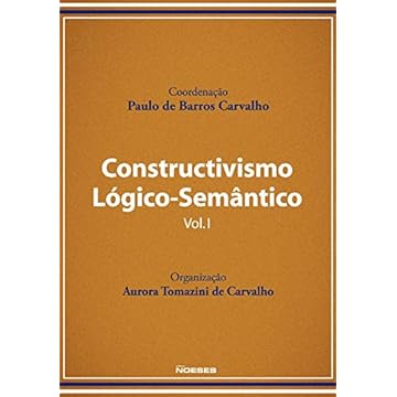 Capa do livro Constructivismo Lógico-semântico - Vol. I
