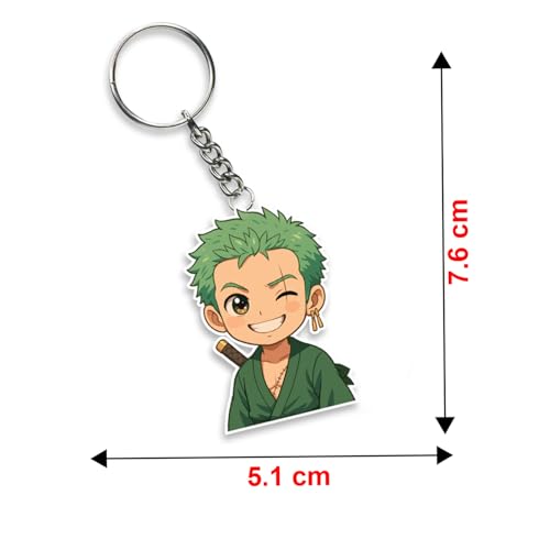Image of Acrylic Anime & Cartoon Theme Keychain For Bike & Car | Birthday Return Gift For Kids | Gift For Girls & Boys