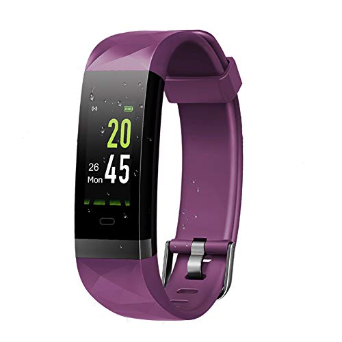 LETSCOM Fitness Tracker Color Screen HR, Activity Tracker with Heart Rate Monitor, Sleep Monitor, Step Counter, Calorie Counter, IP68 Waterproof Smart Pedometer Watch for Men Women Kids
