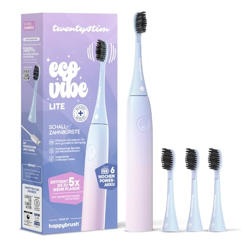 Happybrush Eco Vibe Lite Schallzahnbürste Pastelltöne