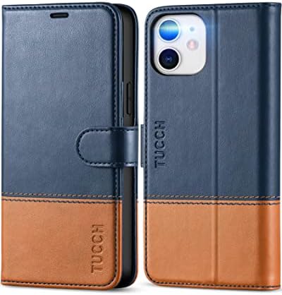 Custodia In Vera Pelle Per IPhone 12/12 Pro - Portafoglio Con 3 Slot Carte, Design Elegante - Foto 10