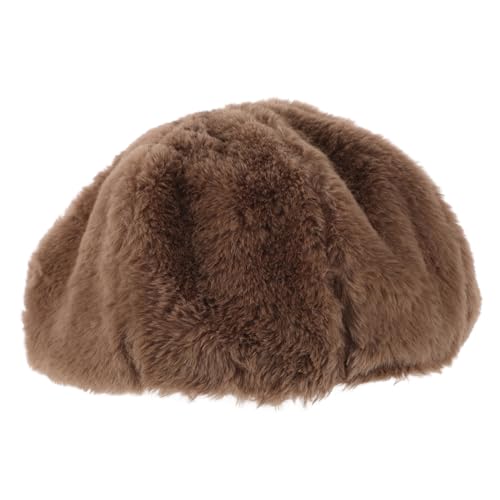 VALICLUD Soft Warm Women's Beret Hat Vintage French Style for Parties Festival Daily Autumn/Beret for Ladies Khaki