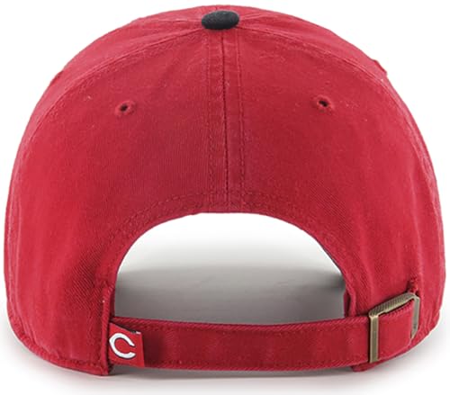 Gorra béisbol ajustable 47 Brand MLB roja y negra miniatura 2