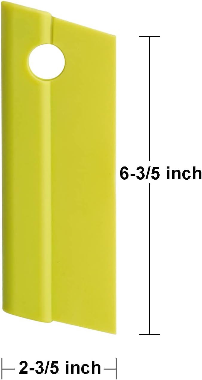 Honla 2 Pack Small Squeegees,Mini Silicone Squeegee for Car Windows,Side Mirrors,Bathroom Glass Shower Mirrors,Kitchen Countertops and Sink,Blue,Green