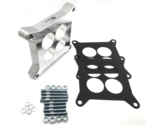 For Edelbrock 1" Ported Carburetor Spacer Adapter board 4BBL Chevy Ford Holley by HENKYO - Used condition - US$35.45