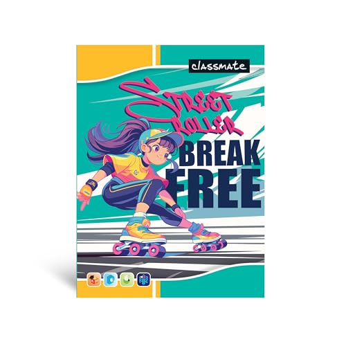 Image of Classmate ITC Exercise Notebook - 24 X 18 cm, Soft Cover, Four Lines - Pack of 12