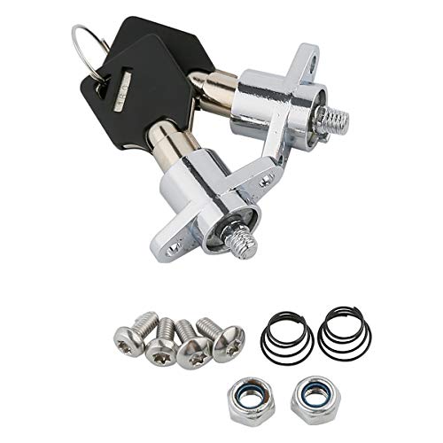 Juego de cerraduras para alforjas duras TCMT para Harley Touring miniatura 1