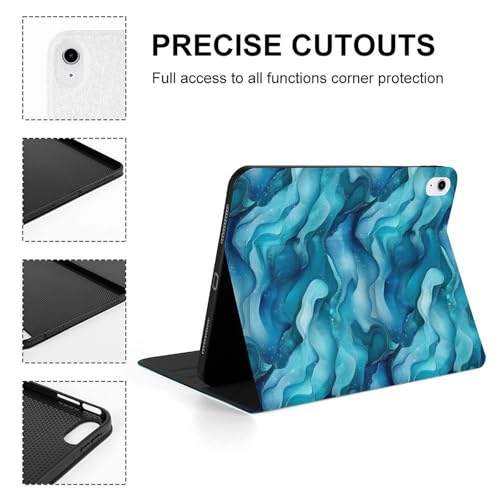 Coque iPad 11" 2025 verte compatible iPad 10e génération 10.9 2022