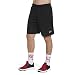 NIKE Men's Dry Training Shorts, Black/Black/White, Large
