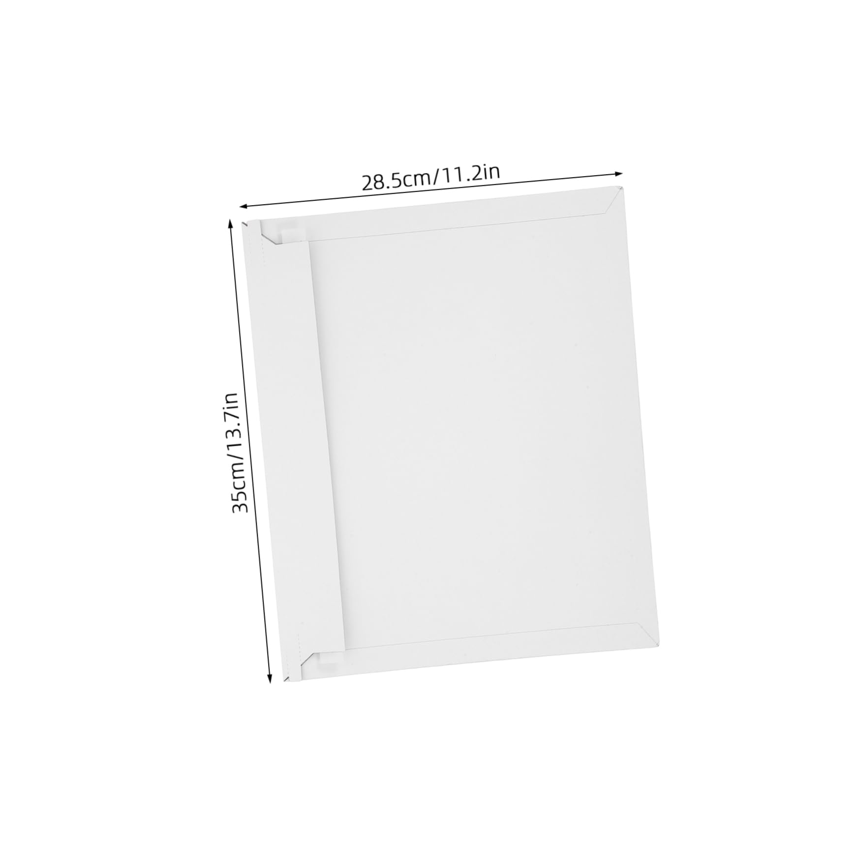 HOMSFOU 20pièces Enveloppes Blanches Rigides Pour Expédition De Documents Photos Et Certificats Avec Rabat Auto-adhésif Et Protection Résistante Aux Intempéries