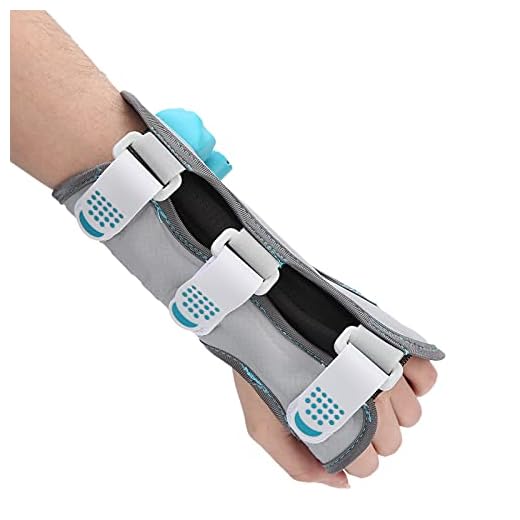 Handledsstöd Justerbart Handledsstöd med Skenor Handled Uppblåsbar Skena Smärtlindring Hand Handledsstöd Fixering Stabiliserande Skyddsstöd(M)