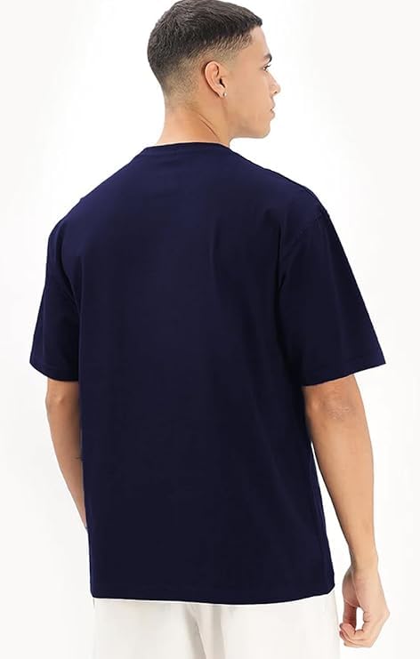 Image of LEOTUDE Men's Cotton Trendy Oversized Round Neck Printed T-Shirt Combo (Pack of 3)