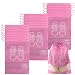 WOOKIT 20 Pezzi Sacchetti Calzature per Viaggiare Sacchetti per Scarpe, Non Tessuto Impermeabile Antipolvere Scarpe Borse, con Finestrella Trasparente e Coulisse per Scarpe/Stivali-rosa