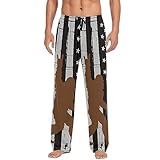 CBBYY Usa Flag Sasquatch Men's Pajama Bottoms Soft Sleep Pant Lounge Pj Pants with Pockets
