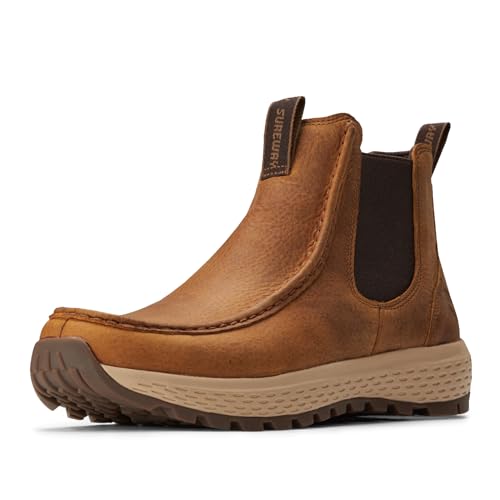 Best Truck Driving Boots: Top Picks for Comfort and Durability 11 SUREWAY Men's Chelsea Boots - Lightweight Slip-On Work Boots with Moc Toe Design,Casual Leather Boots Slip-Resistant Rubber Outsole,Chukka boots for All-Weather Comfort (Office,Casual,Dress)