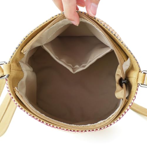 Image of Cylindrical Crossbody Bag For Women