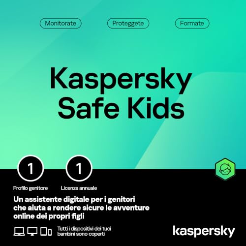 Kaspersky Safe Kids │ 1 Dispositivo │ 1 Anno │ Codice...