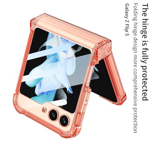 Étui antichoc Samsung Galaxy Z Flip 5 transparent idéal pour vos déplacements professionnels