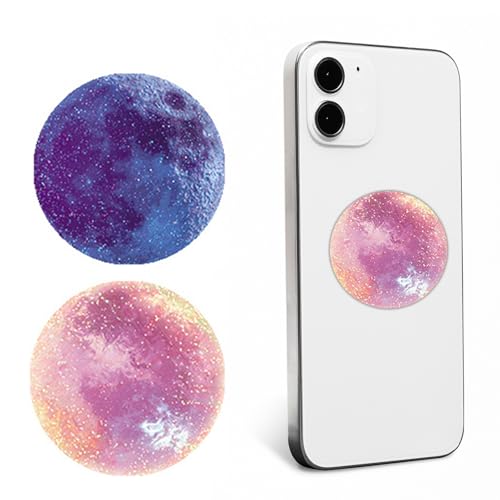 2 Pack Phone Ring Holder Grips,Multi-functional Phone Accessories with Foldable Stand and Finger Holder,Compatible with Smartphones and Tablets,Ring Holder for Phone Case (starry sky-2)