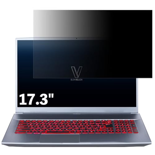 ELSA VELUGA 3060 G2-17 17.3�C���` �Ή� �`�����h�~�t�B���� �v���C�o�V�[�t�B���^�[ �u���[���C�g�J�b�g ���˖h�~ PC �p�\�R�� ���j�^�[ �̂������h�~ ��ʕی� �ی�V�[�g ���E�ȒP ���ʎg�p