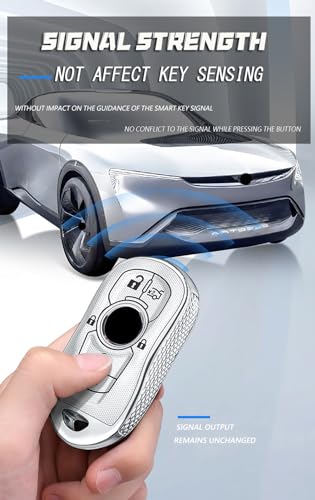 Coque de clé de voiture 5 boutons Buick Envision étui télécommande - 5