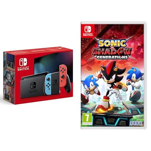 Nintendo Switch con Joy-Con Rosso Neon e Blu Neon &