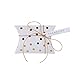 Wolfteeth Lot de 50 boîtes à dragées en forme de coussin, bonbonnières, marque-places, pour mariage, anniversaire, baptême, communion, fête, diplôme, Punto Bronzing 788501
