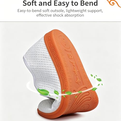 Zapatos de artes marciales cómodos con suela flexible para practicar kung fu 4