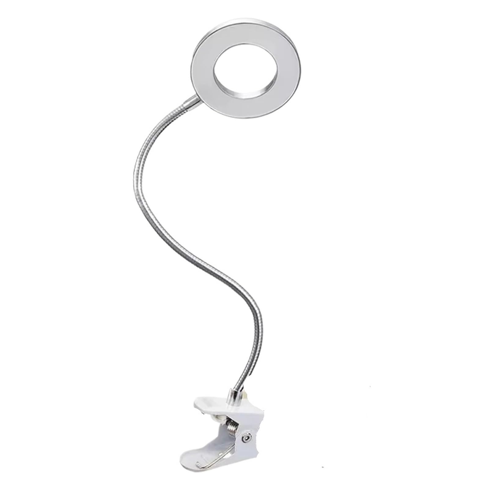 Lampada da studio for libri da lettura a LED con luce a clip | 10 Luminosità Protezione degli occhi Scrivania for studenti con collo di cigno(Black)