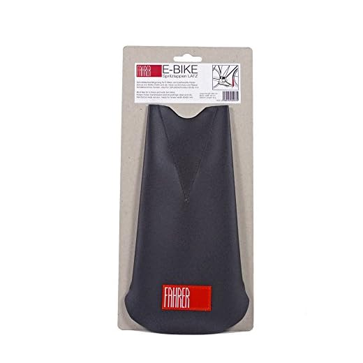 FAHRER E-bike Latz spuitklep, zwart, eenheidsmaat