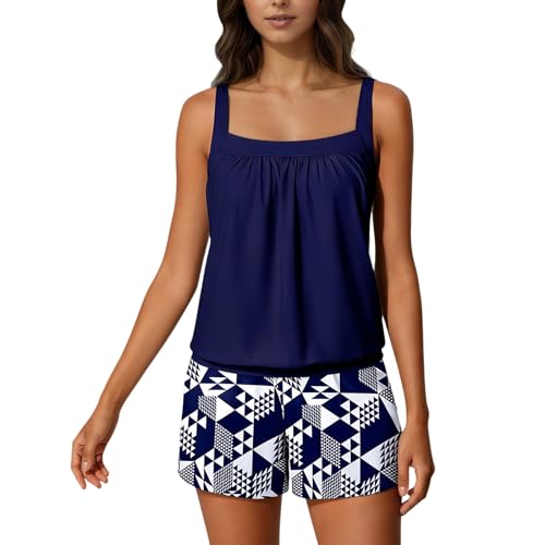 Tankini dos nageur avec shorty assurant un maintien optimal
