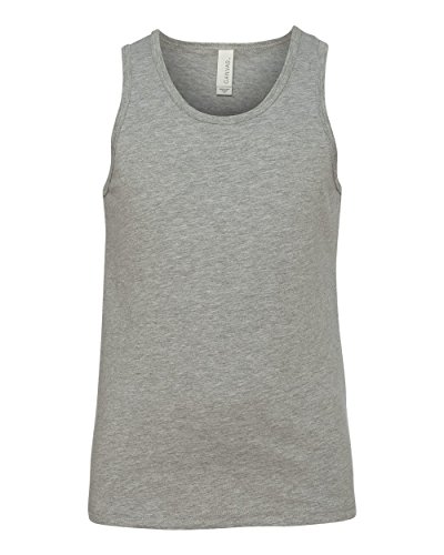Bella + Canvas Youth Jersey Tank, Small, ATHLETIC HEATHER