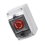 Planumberebog imperméable et permanent : fabriquée avec un excellent polystyrène ABS, cette boîte à boutons d'arrêt de crise offre une excellente étanchéité et une protection contre les intempéries