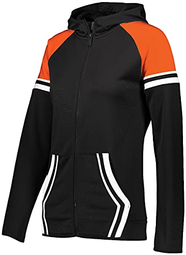 Holloway Sportswear Womens RETRO GRADE JACKET L Black/Orange