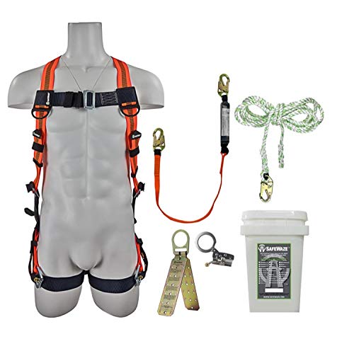 SafeWaze FS-ROOF-P Roofing Kit with Bucket (FS99185-E, FS870, FS88560-E3, FS1118,