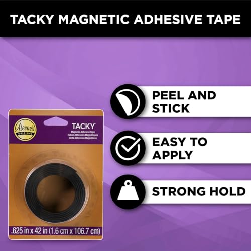 Aleene's Tacky Magnetic Tape, 42", Black (29479) - Thumbnail 2