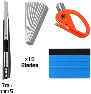 GISSVOGEEK Vehicle Vinyl Film Tool Kit for Car Wrapping,Car Window Film Tinting Tools