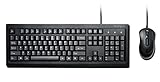 Kensington Mouse-in-a-Box and Keyboard Wired USB Desktop Set (K72436AM) (Renewed)
